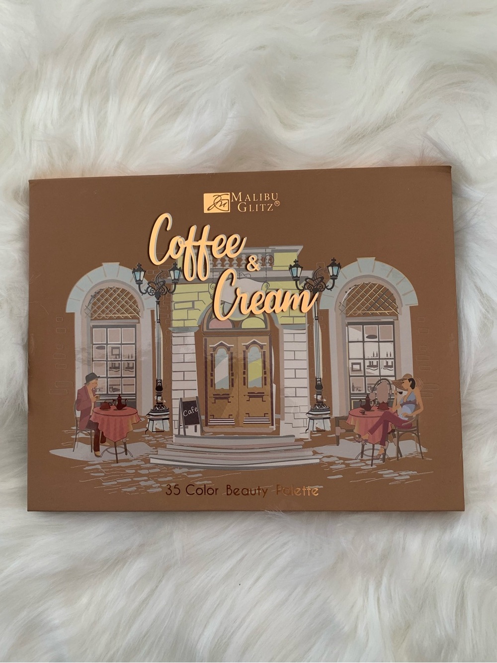Coffee & Cream Brown Coffee Table Book